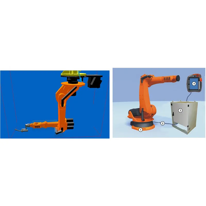 Сварочная станция SWL-CNC-15000 с роботом перемещение по рельсу BR-2010A Pro