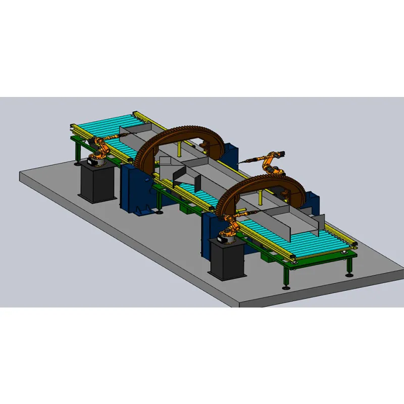 Сварочная станция SWL-CNC-15000 с роботом перемещение по рельсу BR-2010A Pro