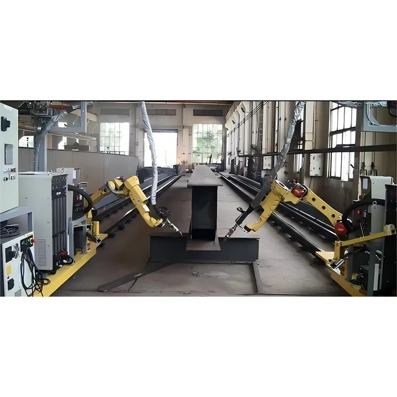 Сварочная станция SWL-CNC-15000 с роботом перемещение по рельсу BR-2010A Pro