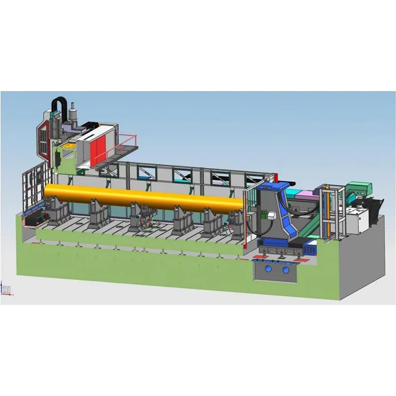 Портальный Сверлильно-фрезерный Станок в коллекторе трубы с ЧПУ, DJX1202