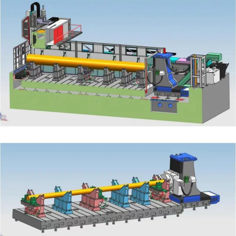 Портальный Сверлильно-фрезерный Станок в коллекторе трубы с ЧПУ, DJX1202