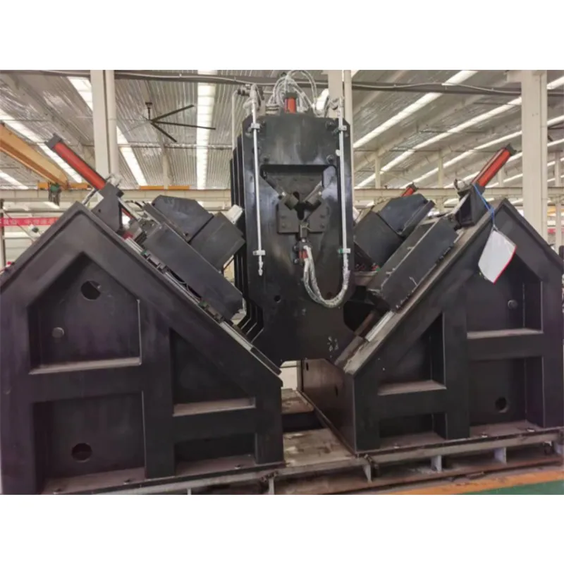 Высокоскоростная линия для сверления, маркировки и резания уголковой стали с ЧПУ ADM2532, ADM3635