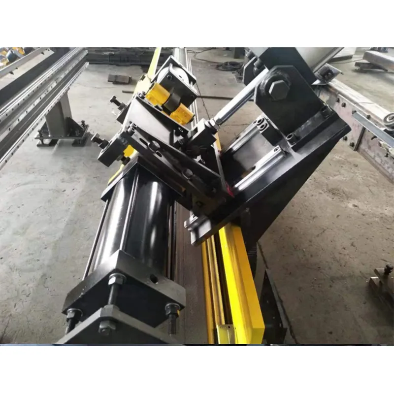 Высокоскоростная линия для сверления, маркировки и резания уголковой стали с ЧПУ ADM2532, ADM3635