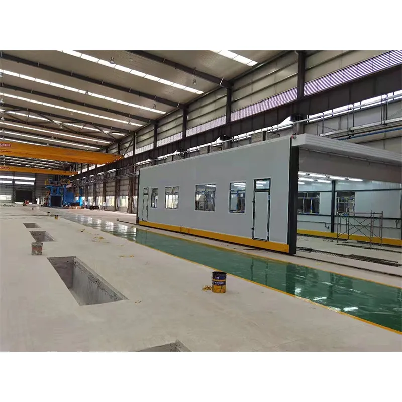 Передвижная телескопическая окрасочная камера 14×5.8×5