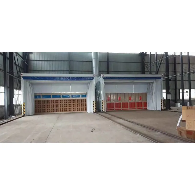 Передвижная телескопическая окрасочная камера 14×5.8×5