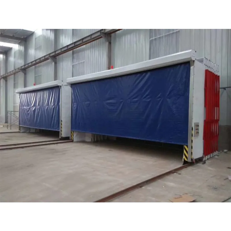 Передвижная телескопическая окрасочная камера 14×5.8×5