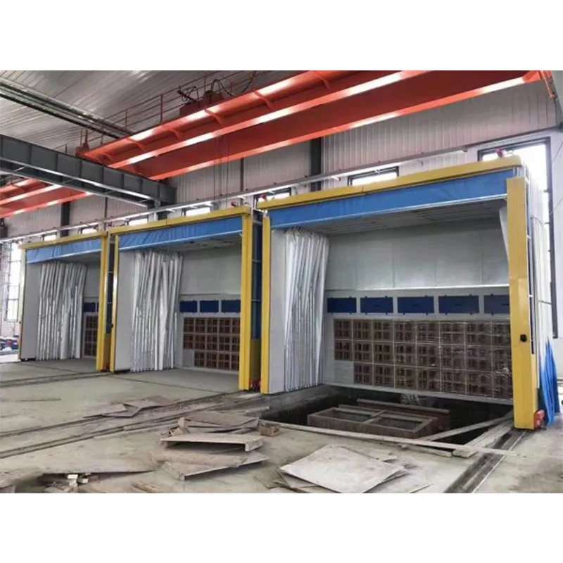 Передвижная телескопическая окрасочная камера 14×5.8×5