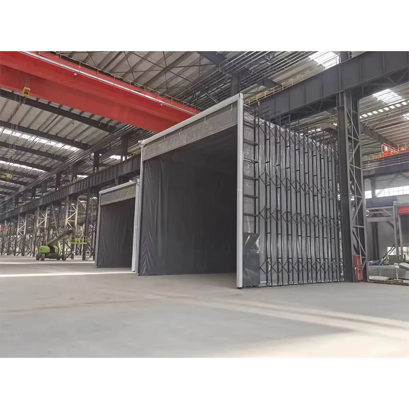 Передвижная телескопическая окрасочная камера 14×5.8×5