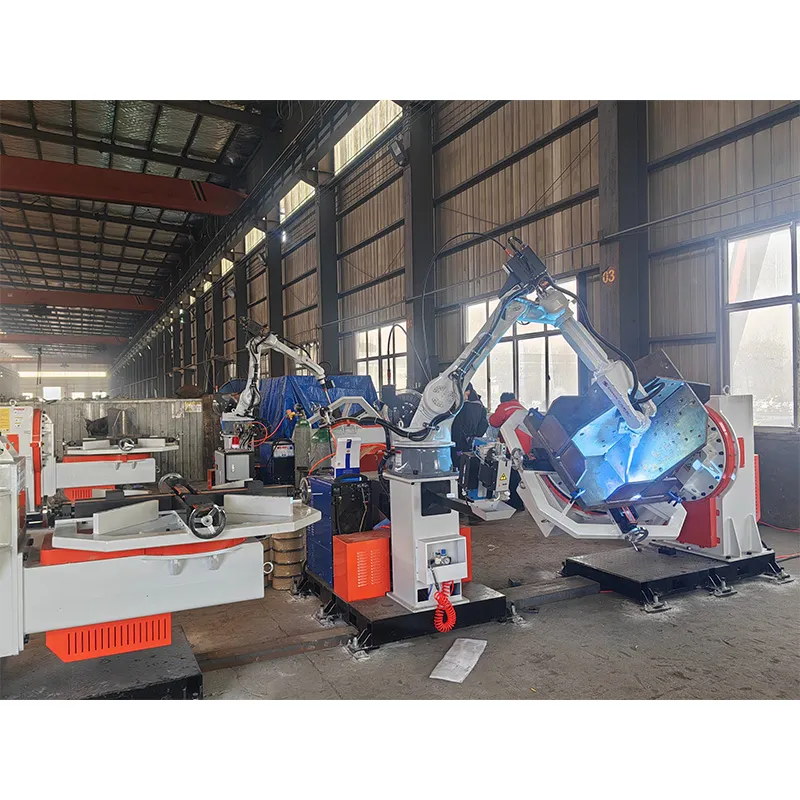 Интеллектуальный сварочная станция по роботам для сварки основания опоры с ЧПУ , TJH120/1, TJH120/2