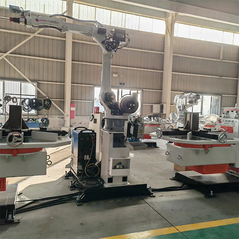 Интеллектуальный сварочная станция по роботам для сварки основания опоры с ЧПУ , TJH120/1, TJH120/2