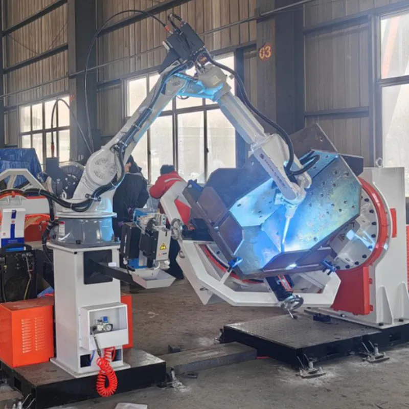 Интеллектуальный сварочная станция по роботам для сварки основания опоры с ЧПУ , TJH120/1, TJH120/2