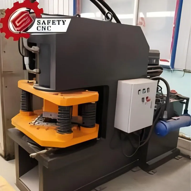 Гидравлический станок для обрезки уголков в электропередаче