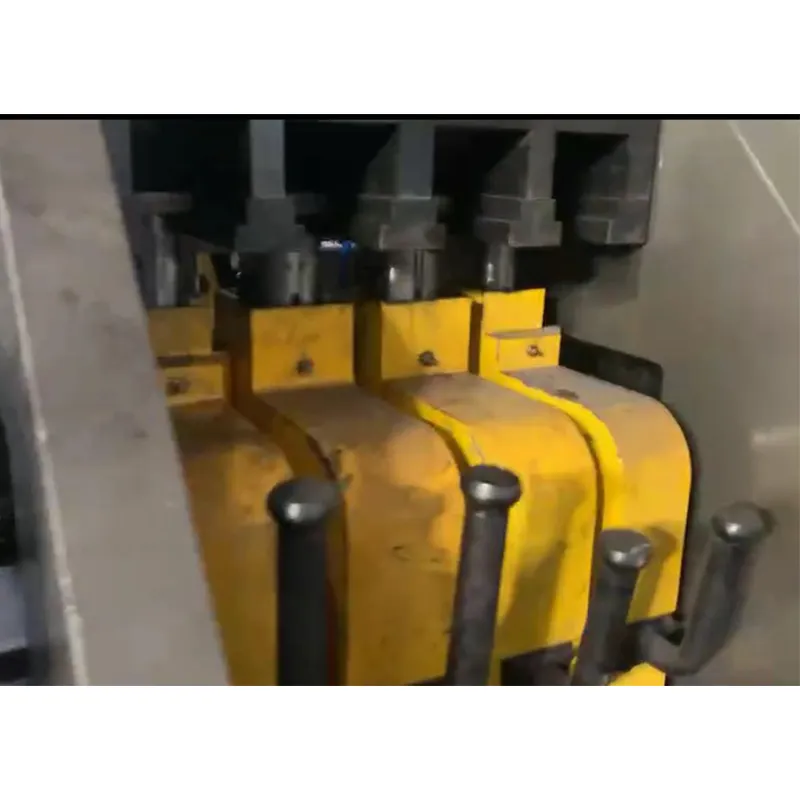 Линия для пробивки, маркировки и резки уголка, швеллерной стали в трёх стороне с ЧПУ, серия JCBX2010.