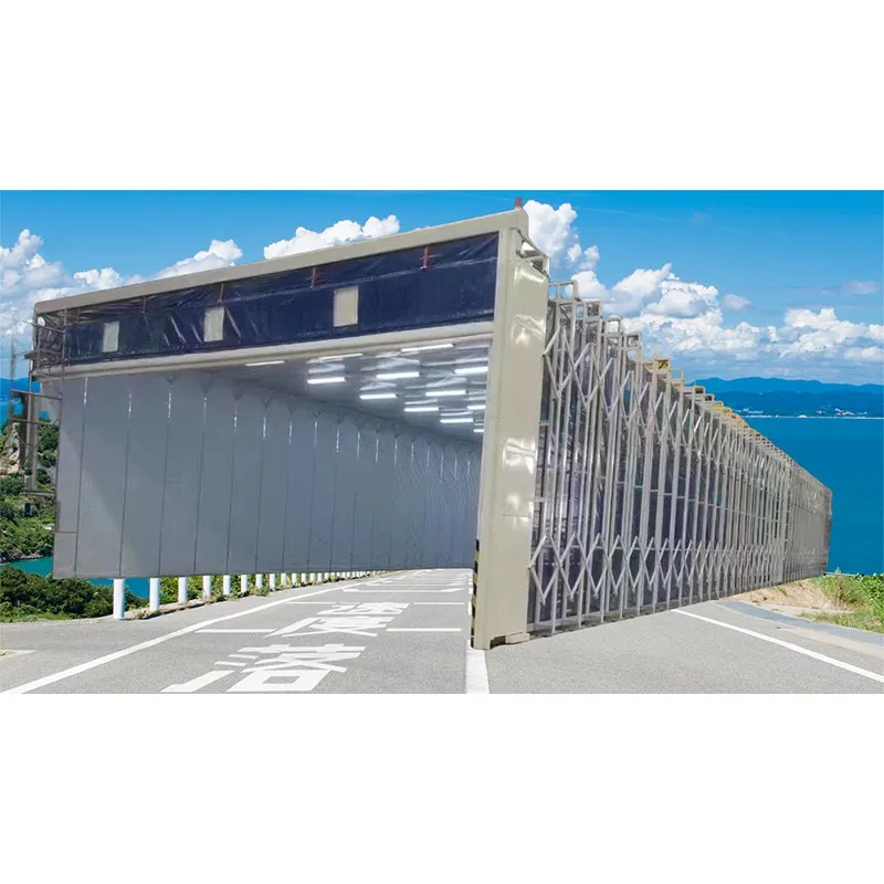 Передвижная телескопическая окрасочная камера, 30×12×4м