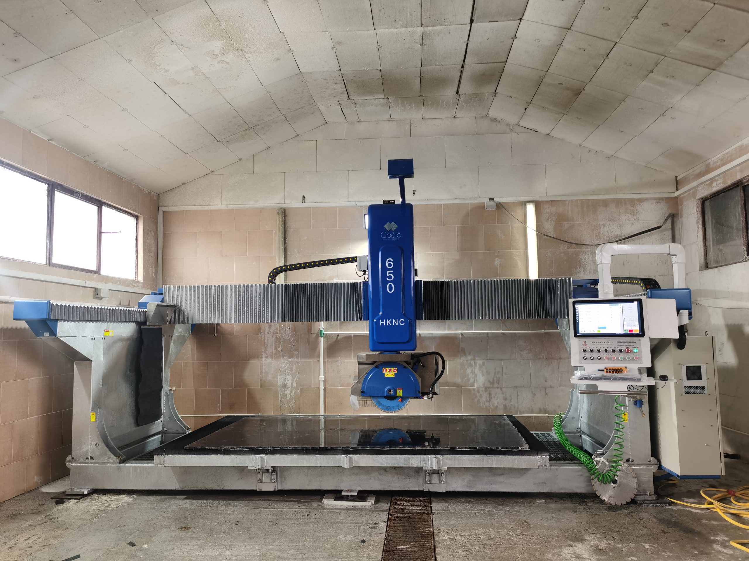 Мостовая пила для обработки мрамора и гранита-HKNC-650+