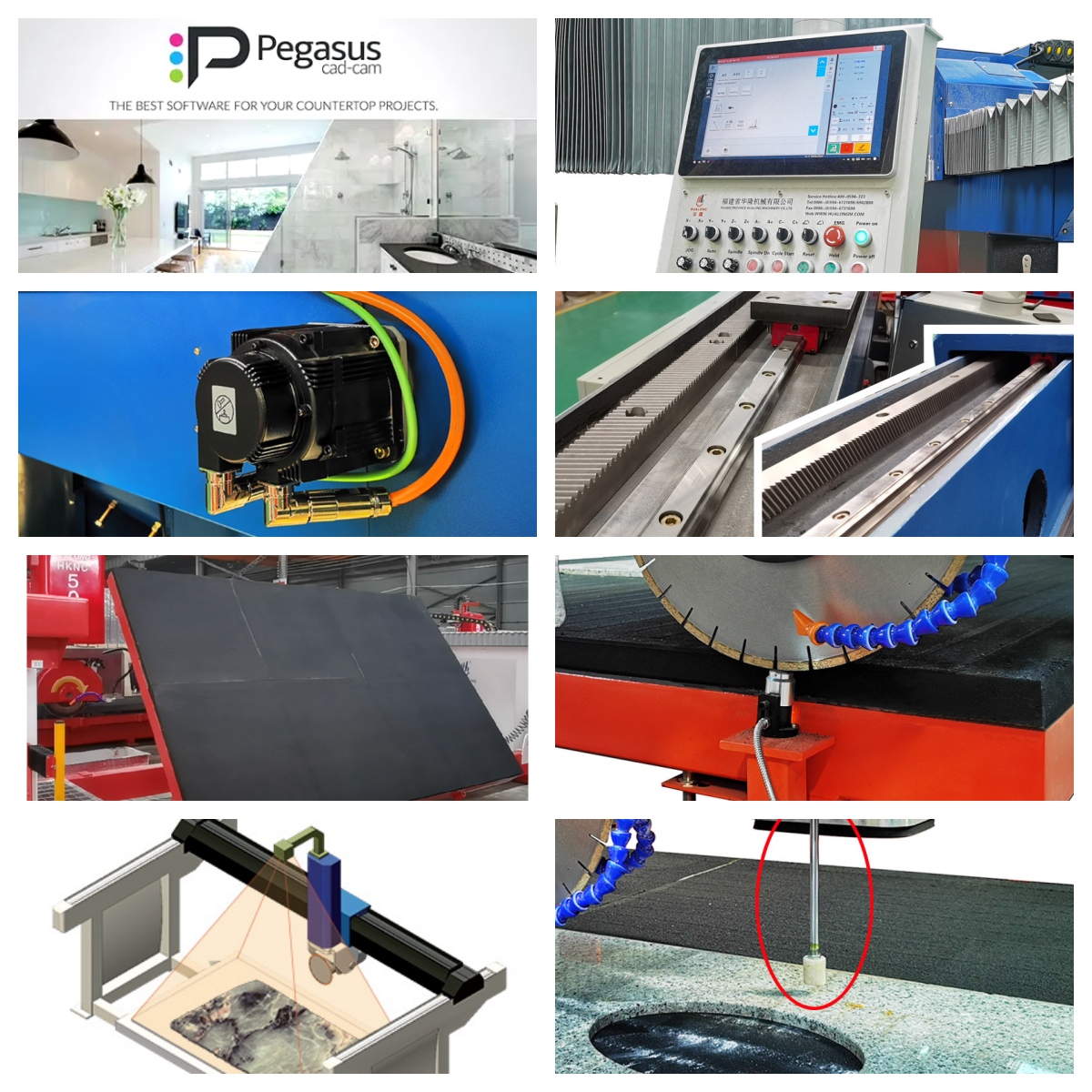 мостовая пила для гранита и мрамора