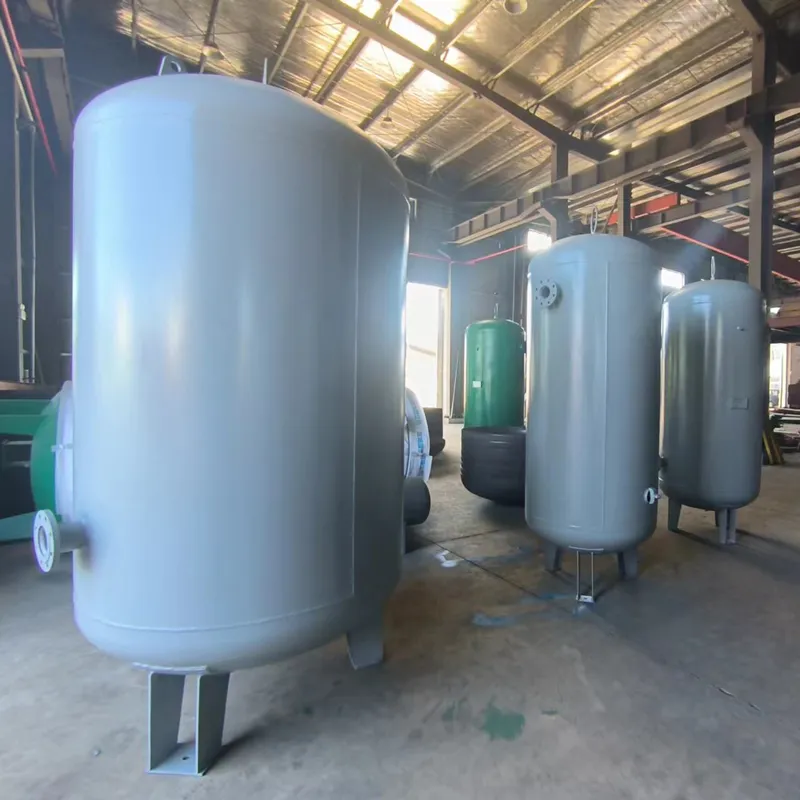 Вертикальный нержавеющий стальной газовый резервуар