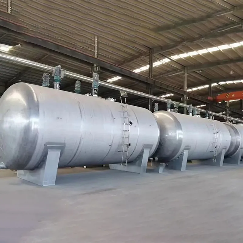 Горизонтальный воздушный резервуар