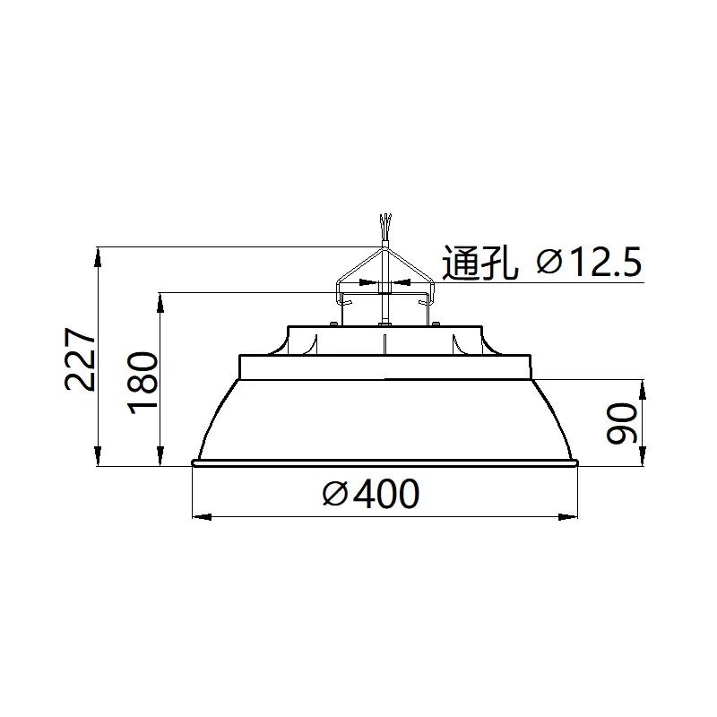 Светодиодный потолочный светильник CEK6220H-150W