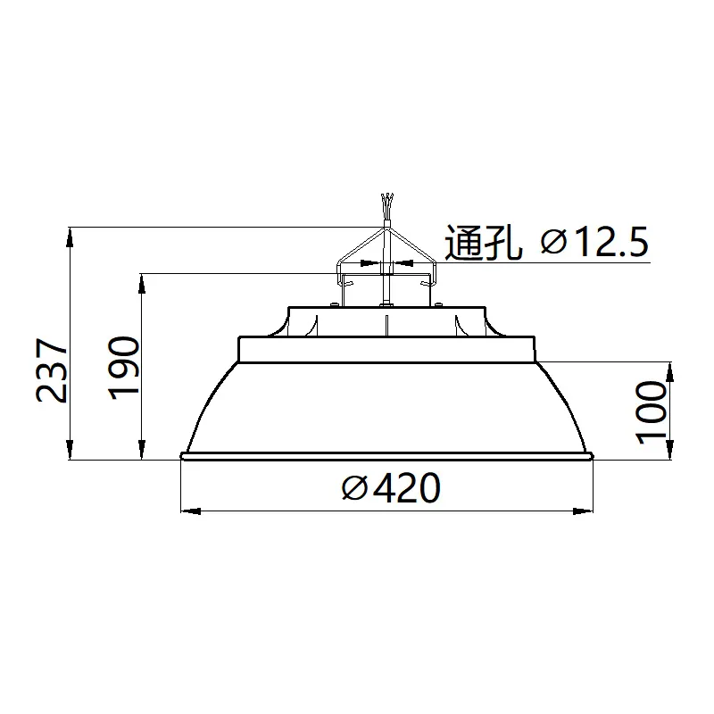 Светодиодный потолочный светильник CEK6220H-200W