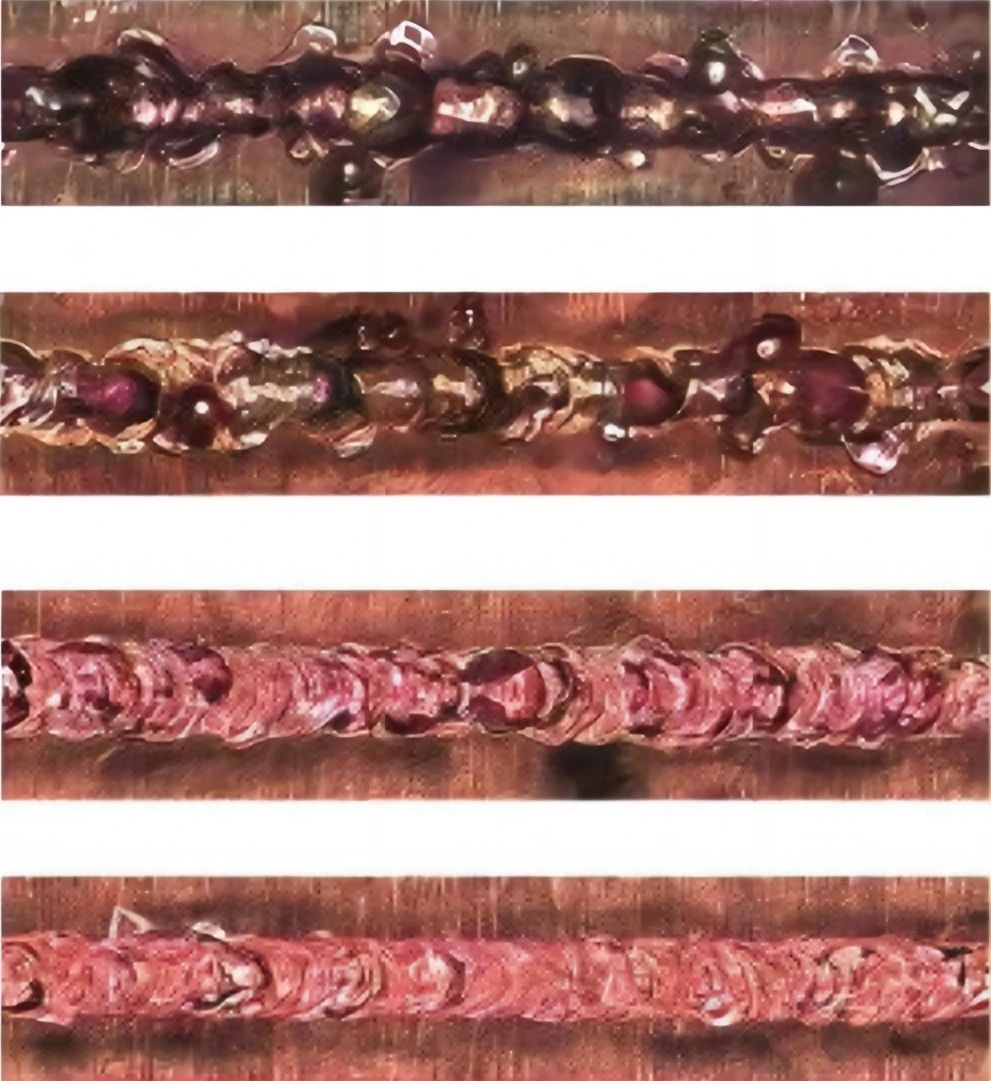 Рисунок 5. Плохой эффект формирования сварочного шва.