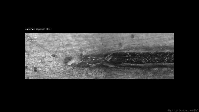 Рисунок 8. Высокоскоростная фотосъемка образования брызг.