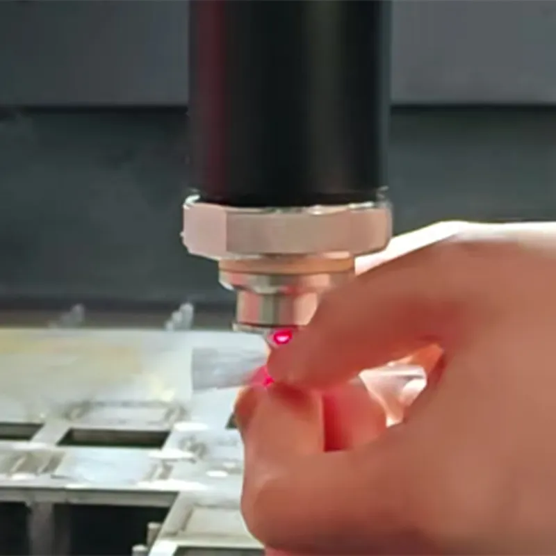 Проверка и регулировка соосности при лазерной резке