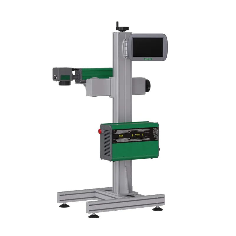 Волоконный лазерный маркиратор летящих объектов