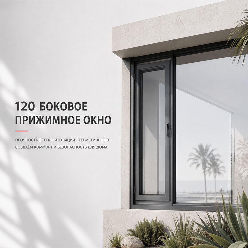 120 Окно с боковым прижимом