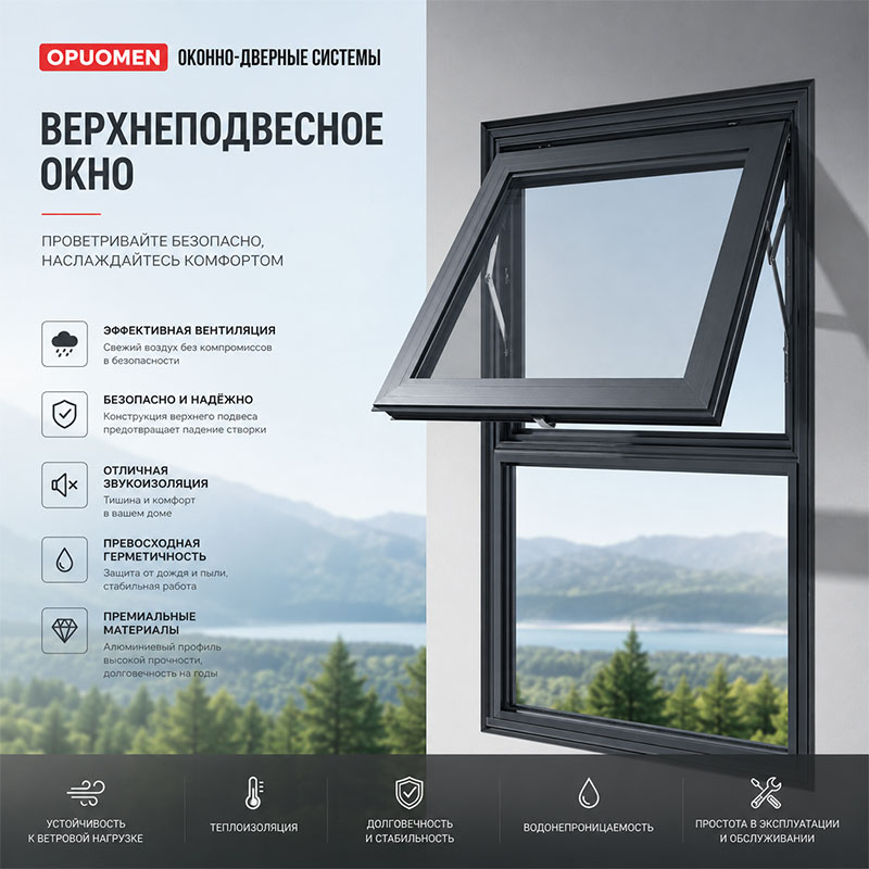 Q35 Верхнеподвесное окно