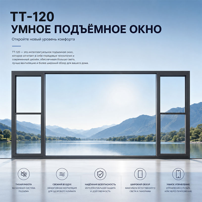 TT-120 Интеллектуальное подъёмное окно