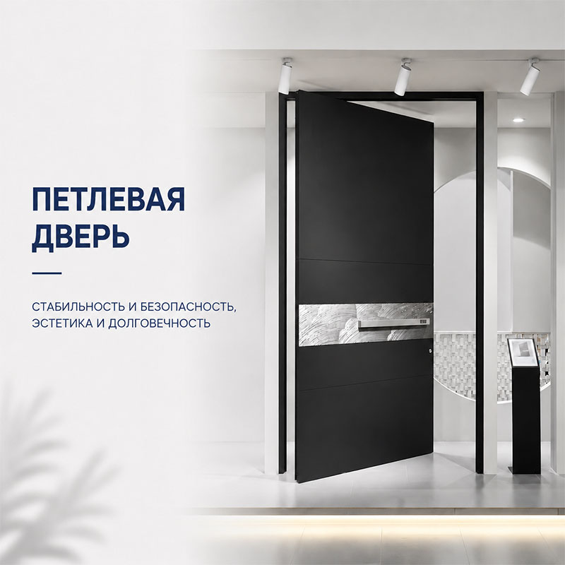 Дверь на плоской оси