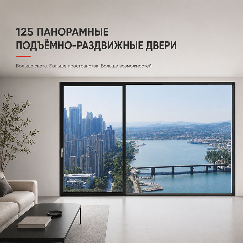 Раздвижная дверь серии 125