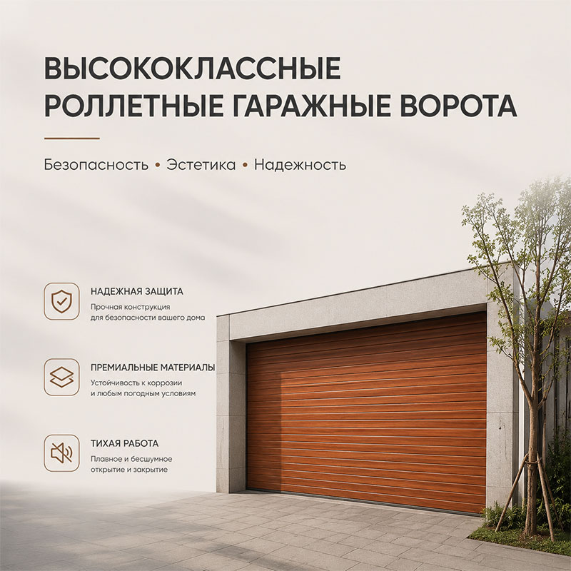 Серия премиальных роллетных ворот