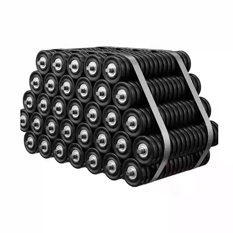 Серия амортизационных литых резиновых конвейерных роликов