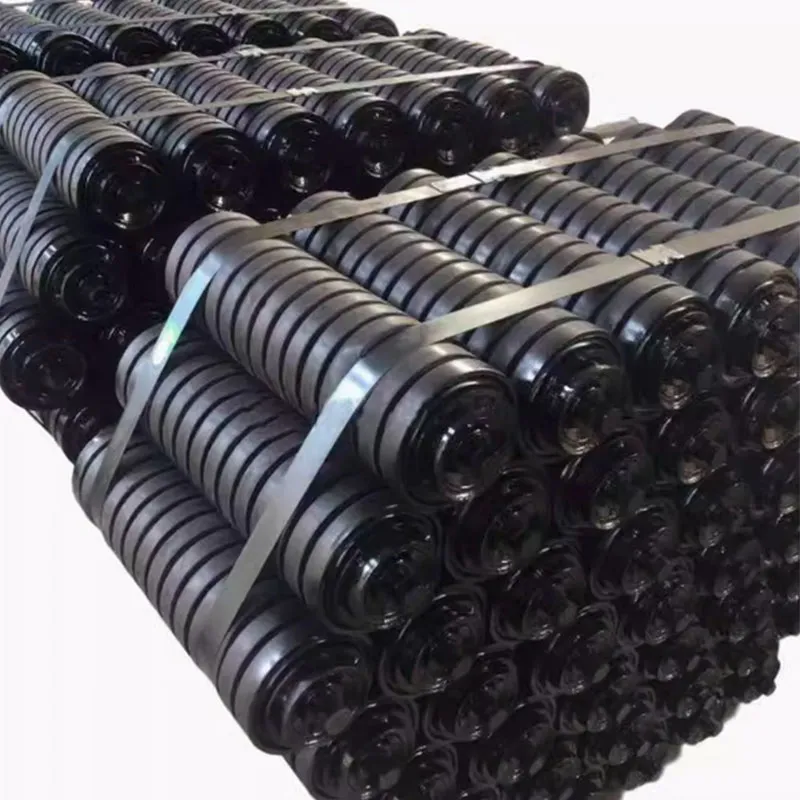 Серия амортизационных литых резиновых конвейерных роликов