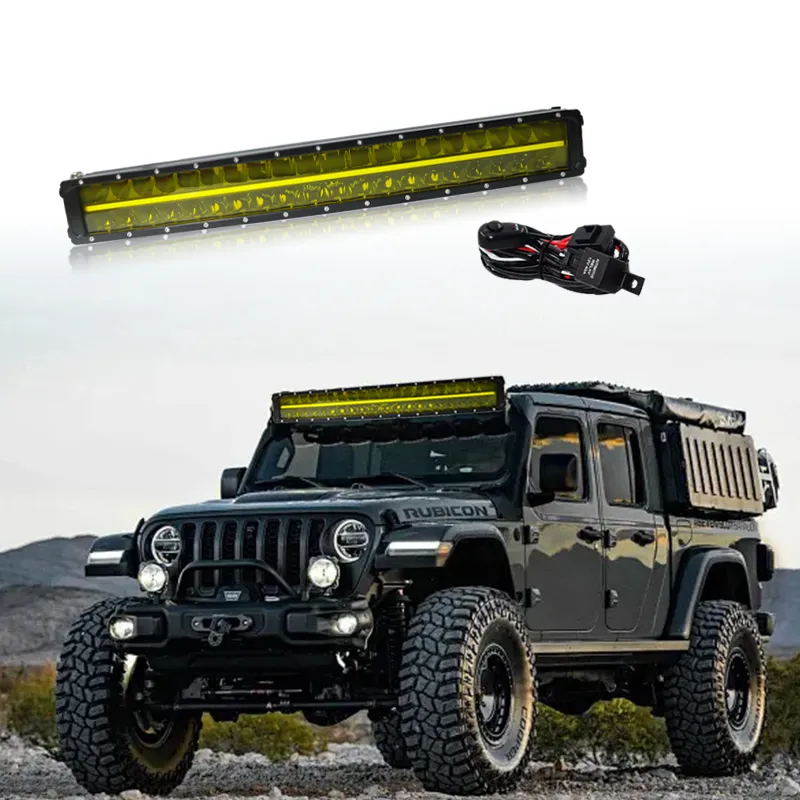 Сверхяркая светодиодная панель для внедорожников 4×4 – дальний прожектор для грузовиков, мощная LED-панель