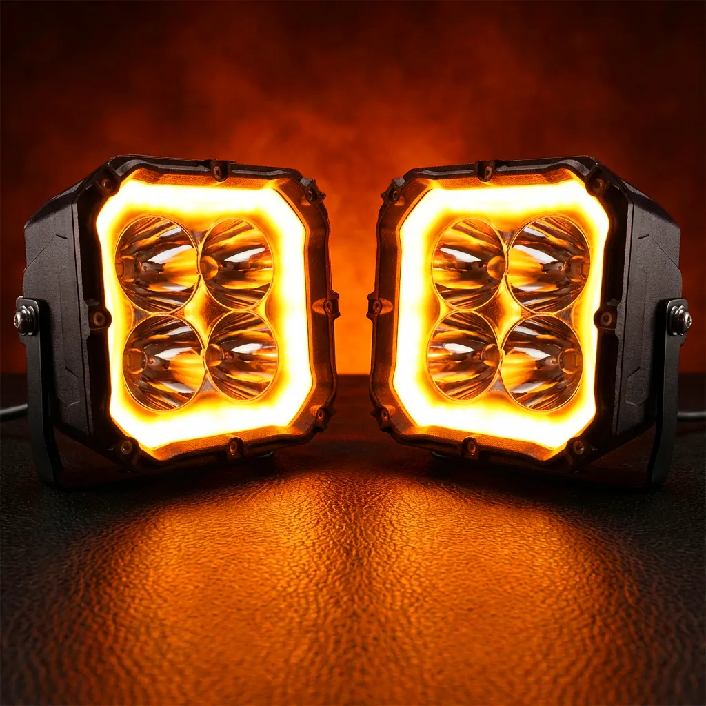 Водонепроницаемые светодиодные световые панели для внедорожников 4×4 – лазерные противотуманные модули рабочего освещения