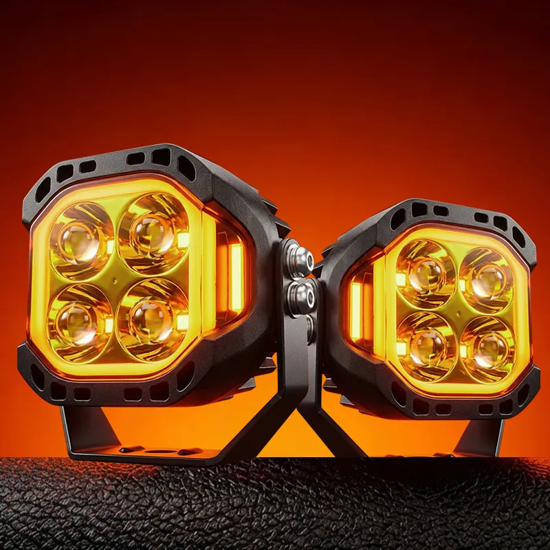 Крепление для противотуманных фар внедорожника под пикап, ATV, UTV, SUV – для водонепроницаемых светодиодных рабочих фар 3 дюйма 12V-36V