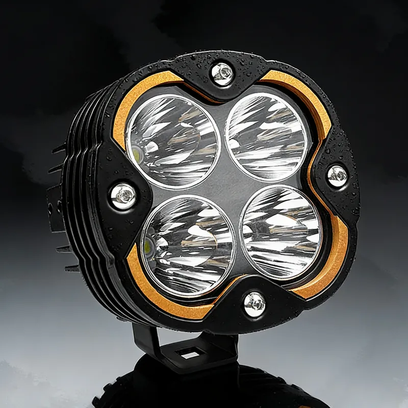 Новый сверхяркий светодиодный дополнительный фара для движения по бездорожью 200Вт 5 дюймов с дневным ходовым светом 24В, туманная и дальняя фара для авто, грузовиков, пикапов, ATV, UTV