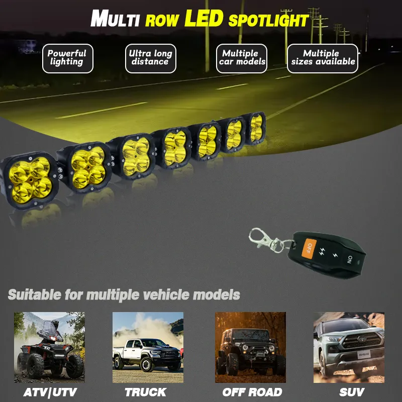 Оптовая продажа светодиодных панелей для авто | Пользовательские размеры 21-52 дюйма | Дальний свет | Панель для вождения | Для автомобилей