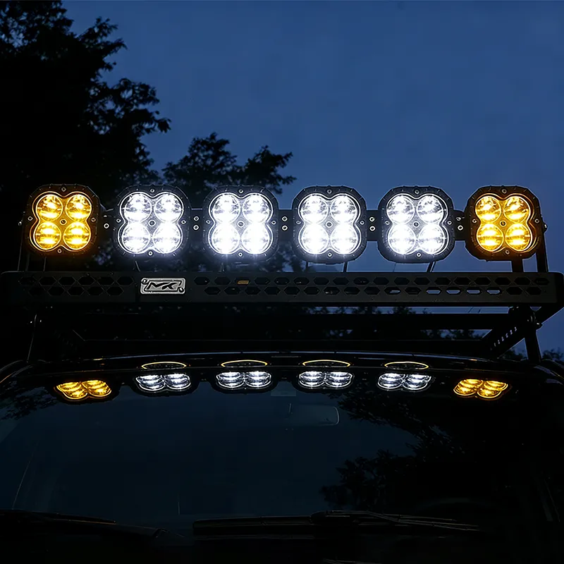 Модульная светодиодная панель для авто | Пользовательские размеры 32/42/52 дюйма | Комбинированный свет | Внедорожные фарра (дальний/туманной)