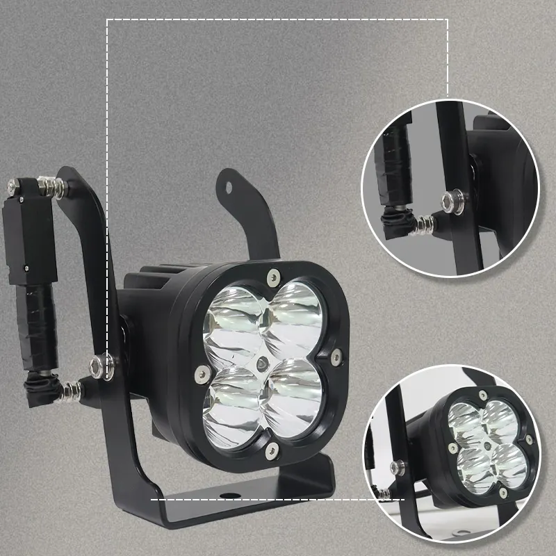 Индивидуальные сверхяркие светодиодные противотуманные вспомогательные фары 3,5 дюйма 80 Вт с вертикальным поворотом