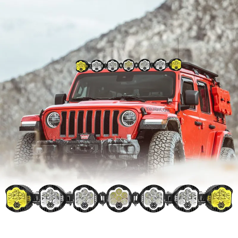 Модульная светодиодная панель 42 дюйма | Для внедорожников 4×4 | Туманная/дальний свет | Внедорожная фарра