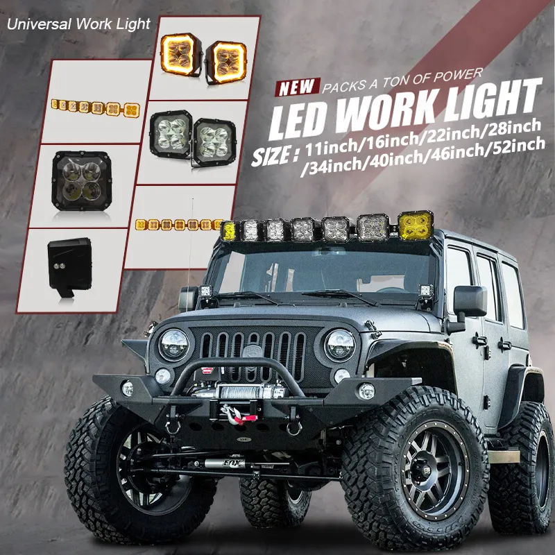 Длинная светодиодная панель IP69 | Водонепроницаемая | Для UTV, ATV | Высокая яркость и высокий световой поток