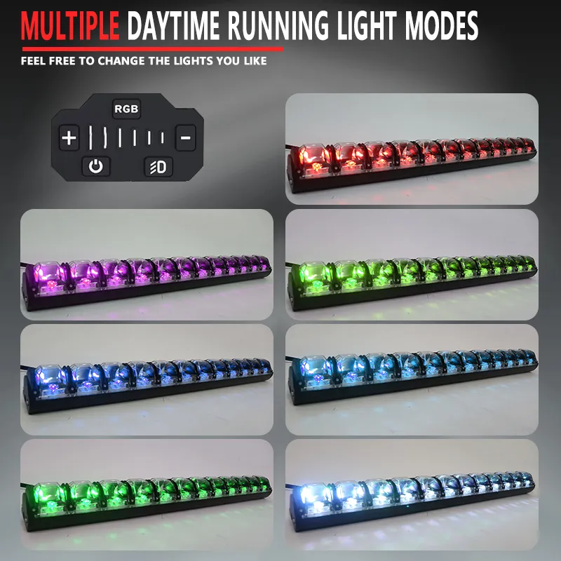 Многофункциональная эволюционная RGB светодиодная панель | 32 дюйма | Внедорожная фарра | Универсальная адаптация