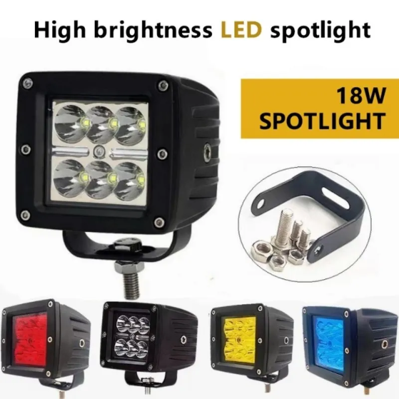 Фара рабочая CREE LED квадратная точечный луч, фара для вождения