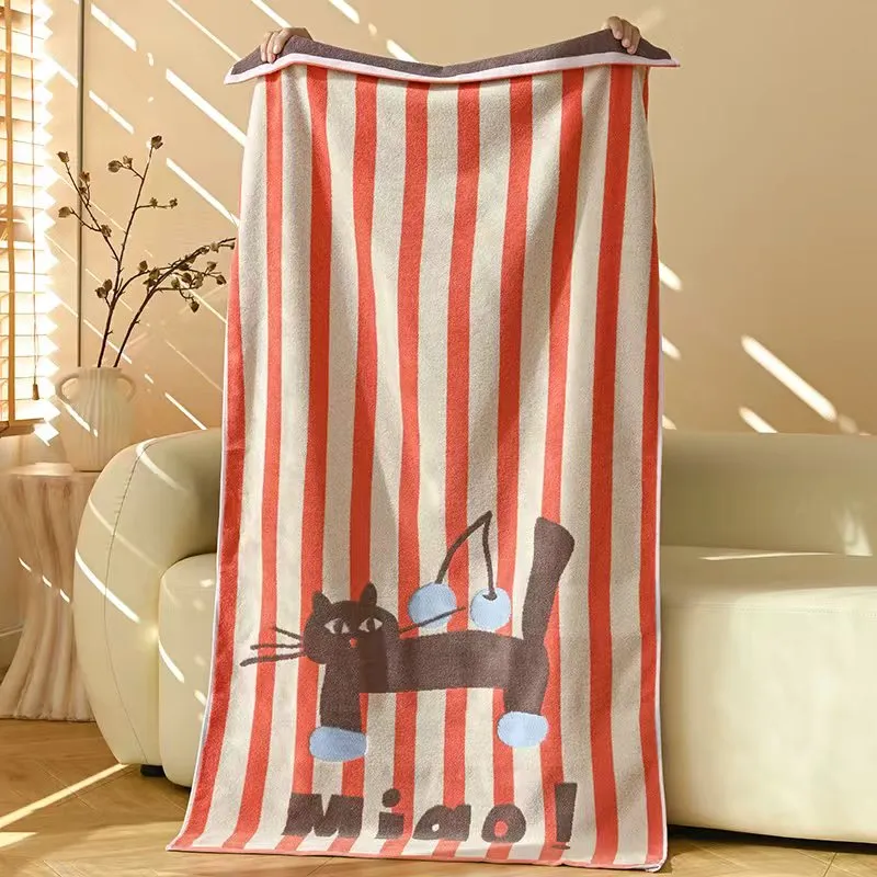 Банное полотенце из цветного хлопка