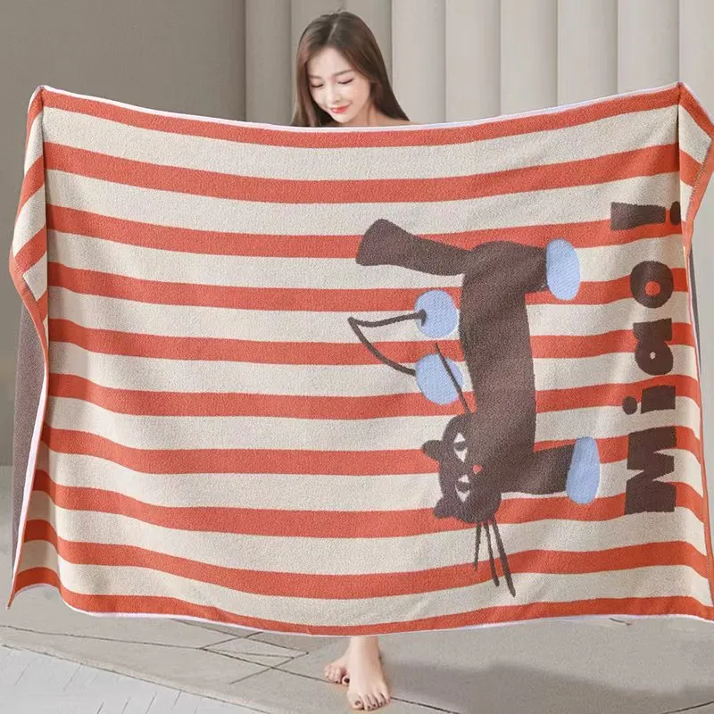 Банное полотенце из цветного хлопка