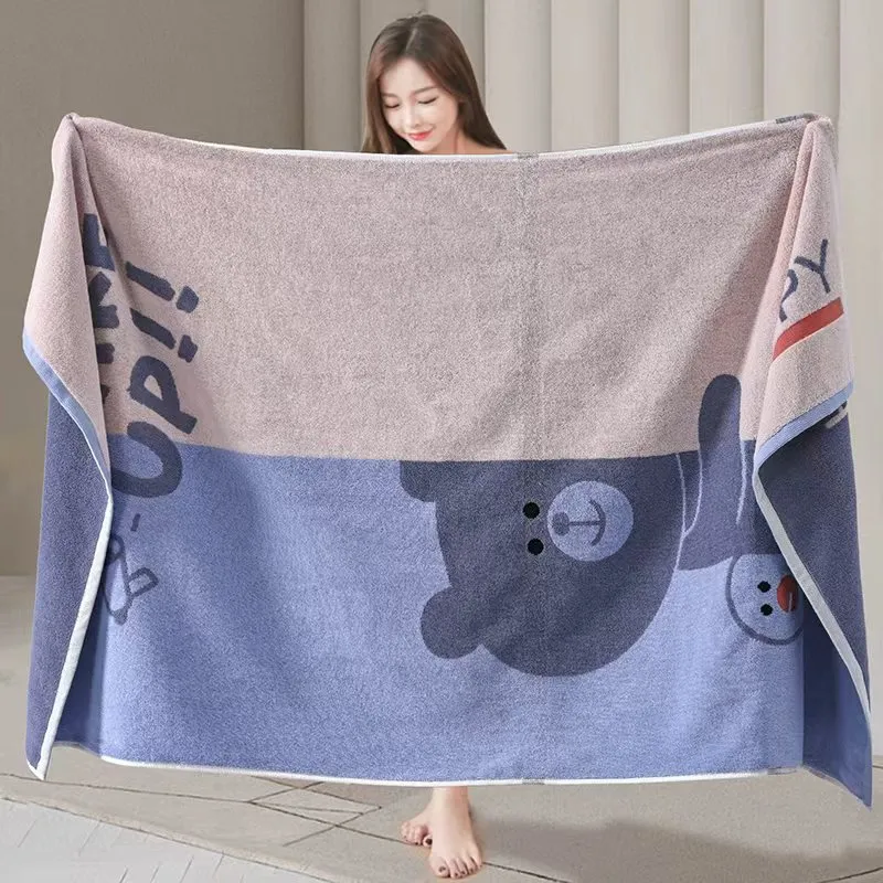 Банное полотенце из цветного хлопка